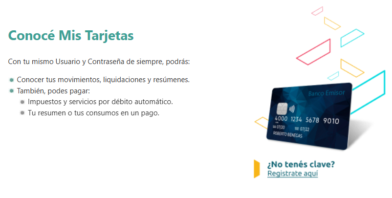 Conocé Mis Tarjetas